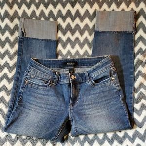 WHBM slim crop jeans